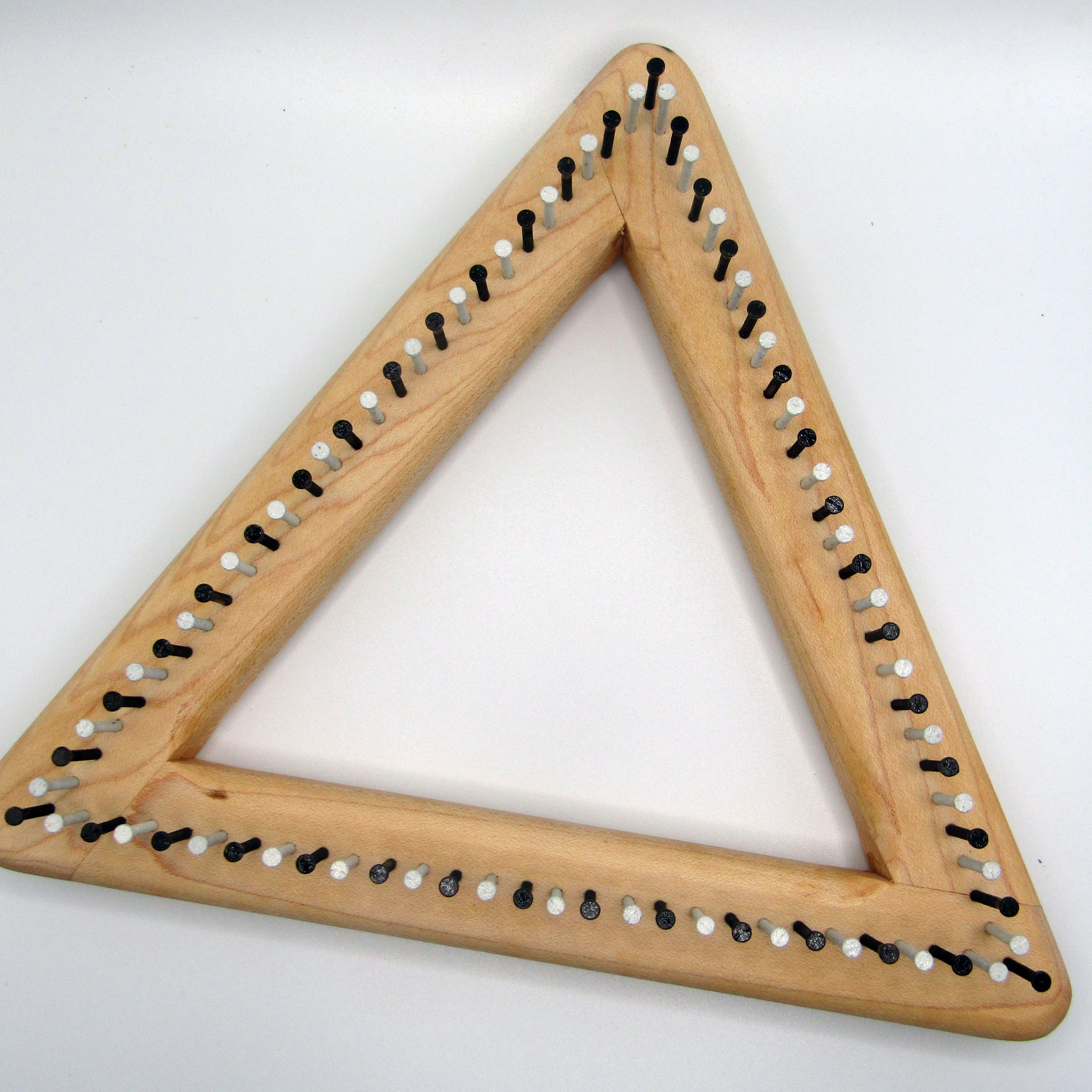 Equilateral Triangle Loom – Basic Wood