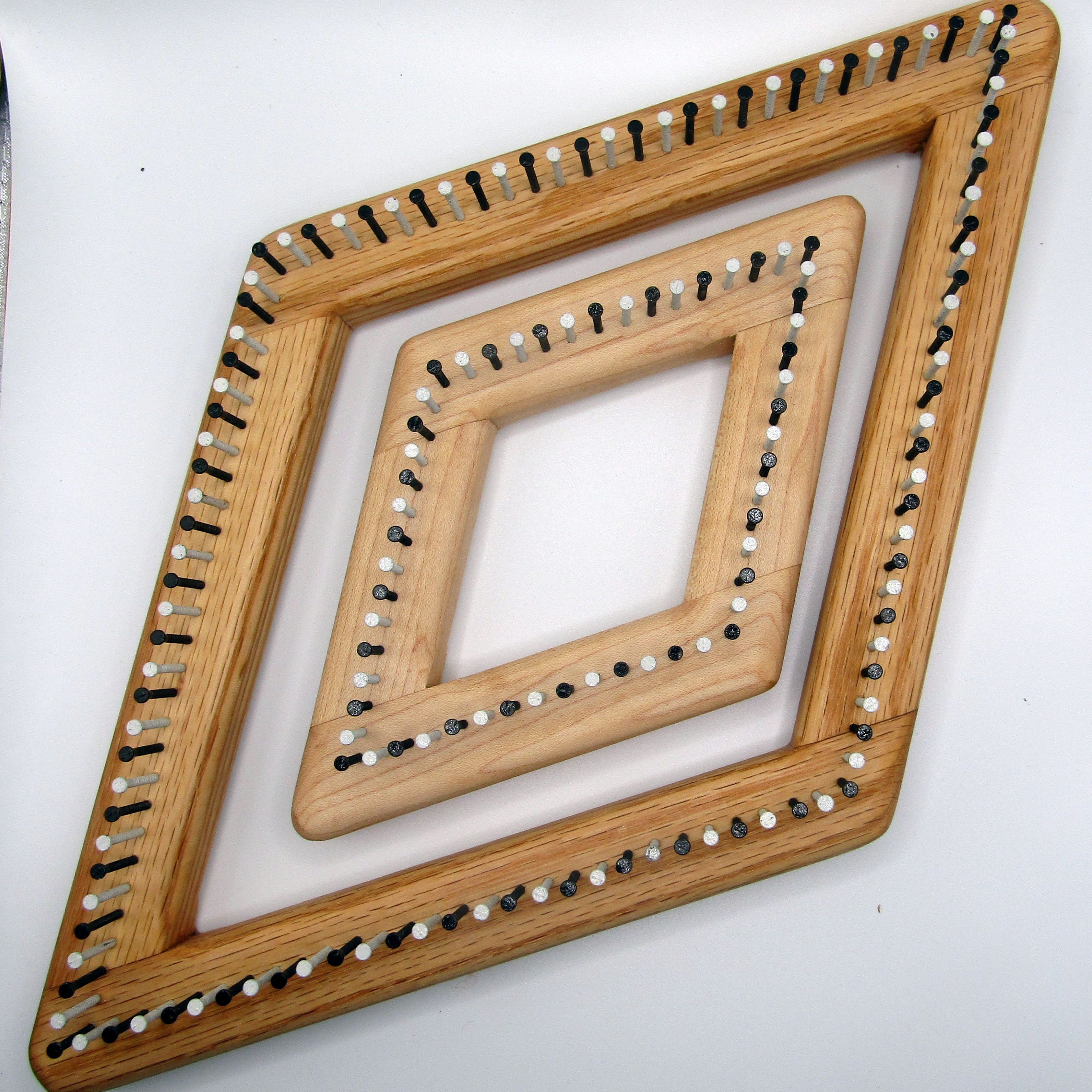 Tumbling Blocks Loom – Basic Wood